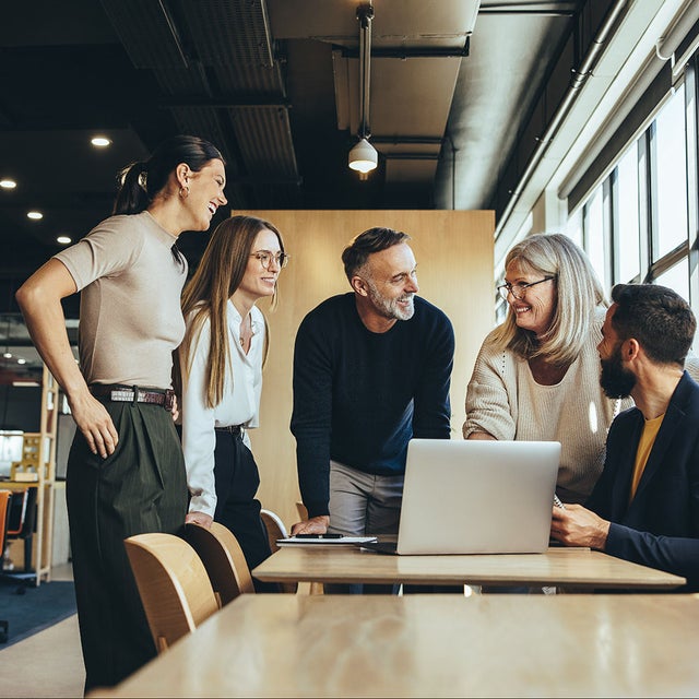 People in a business meeting