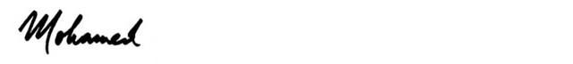 Signature of Mohamed Kande